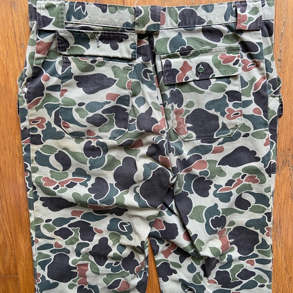 VINTAGE WALLS CAMO HUNTING PANTS SINGLE STITCH SIZE 42/30 GOOD CONDITION - Picture 4 of 9